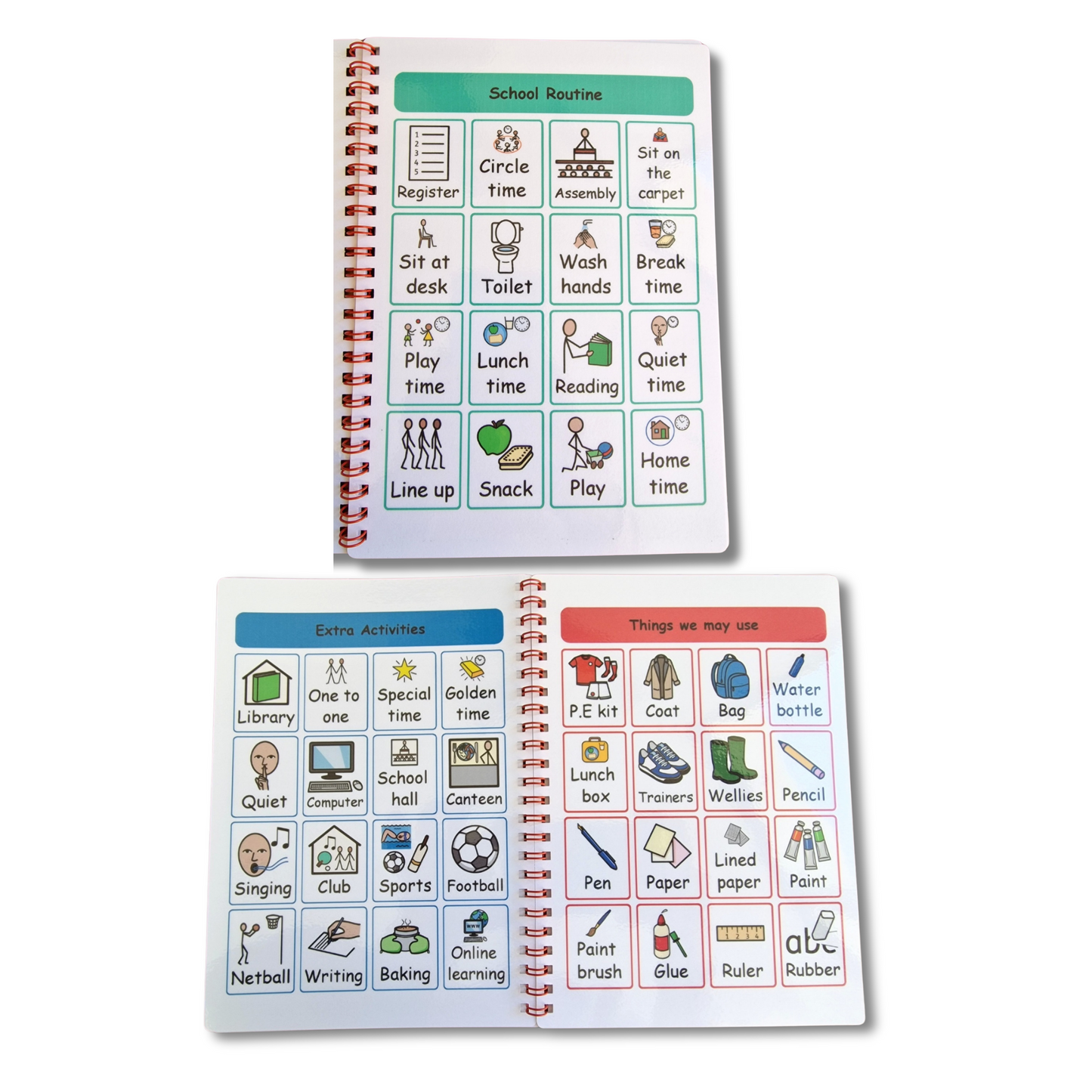 My School Day Communication book - Visual Communication