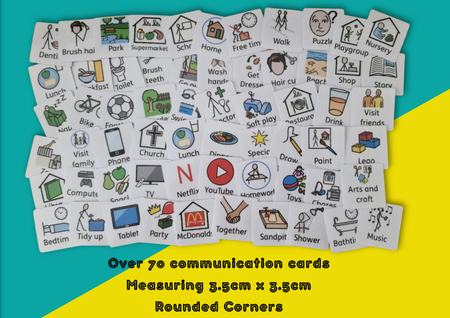 Communication booklet with Flashcards - Digital download