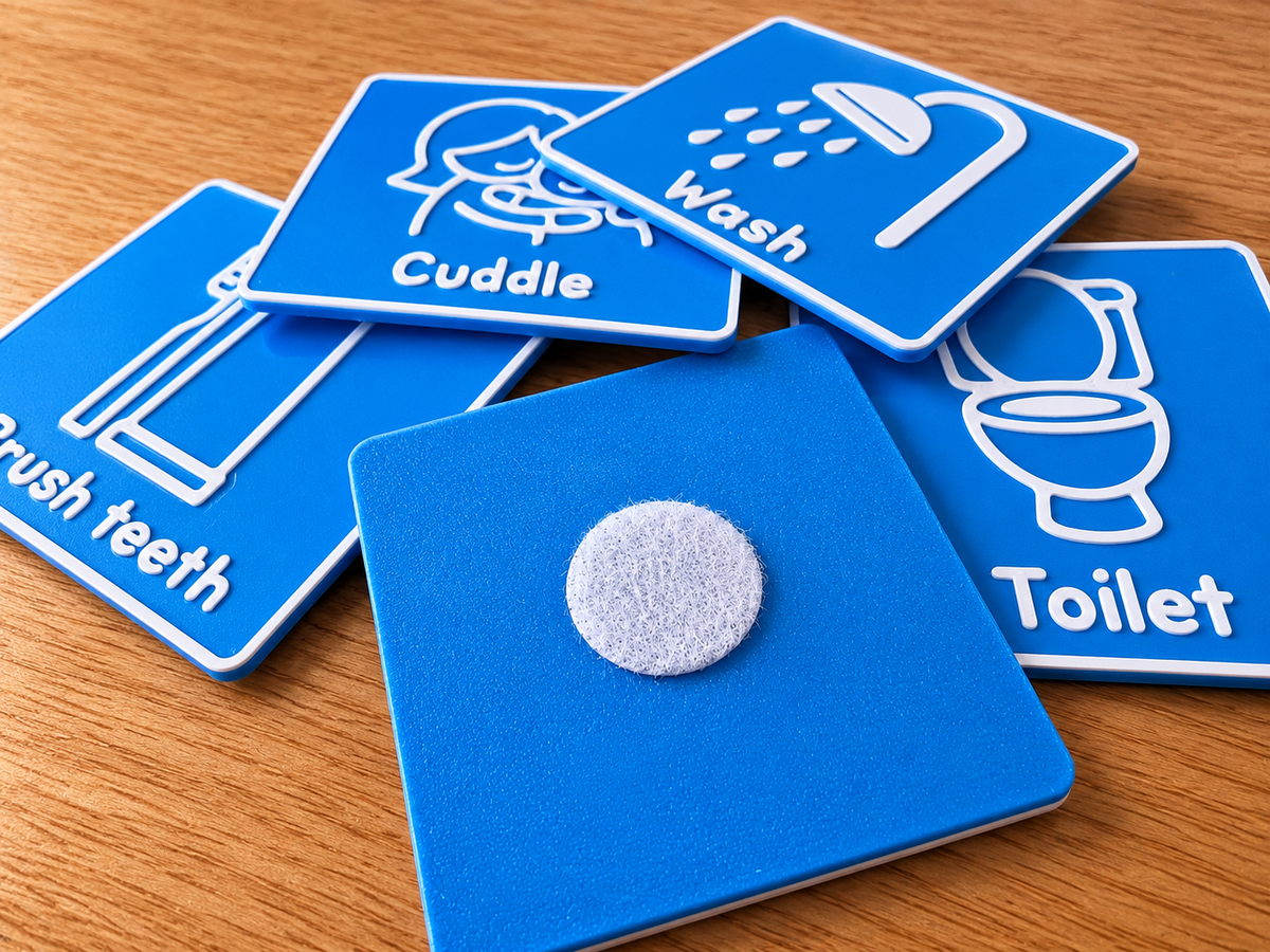 Bedtime Routine Now & Next Board | Visual Routine Cards for Children | 8 Bedtime Talkies