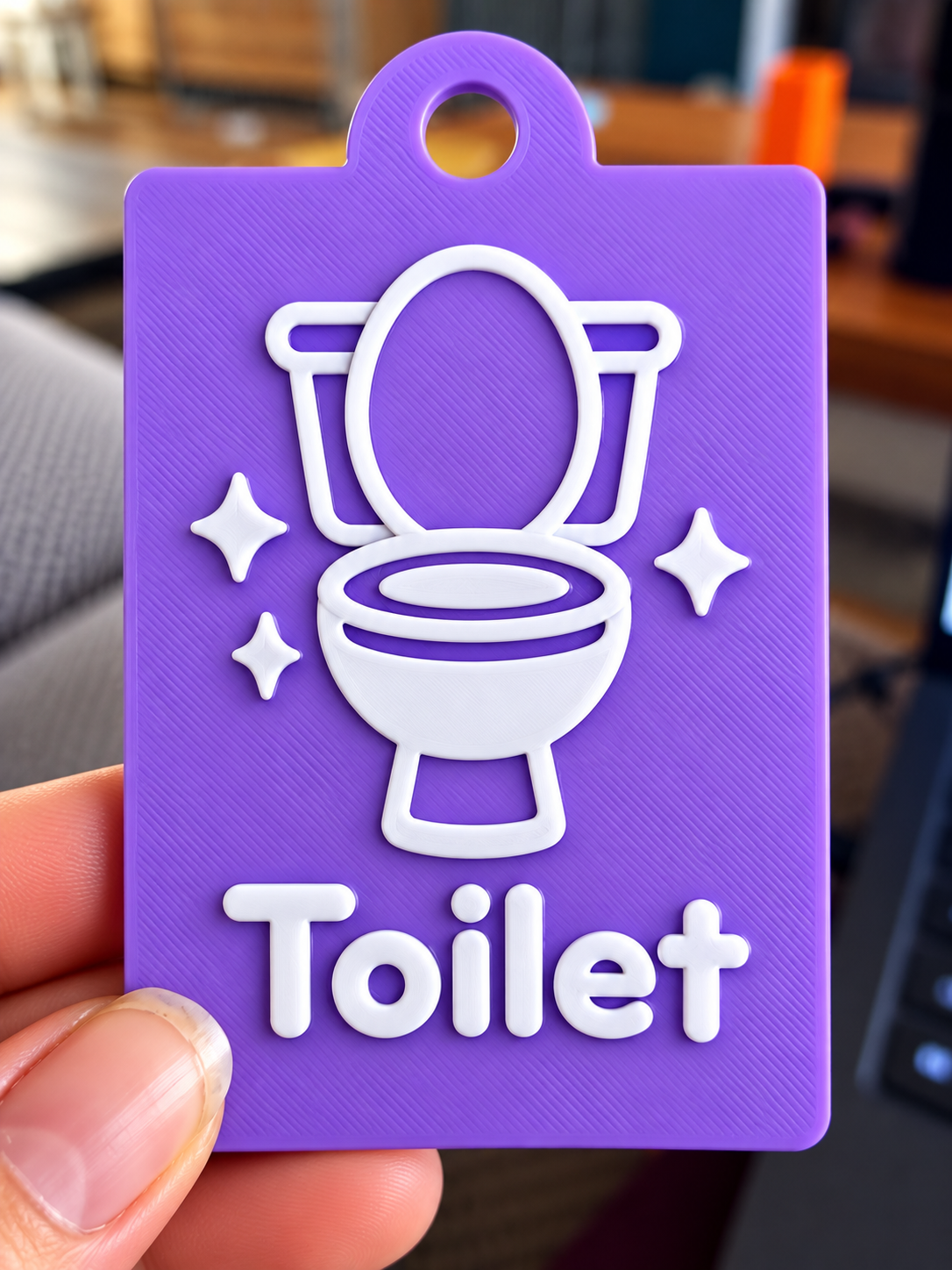 Single Talkie Tag - Toilet