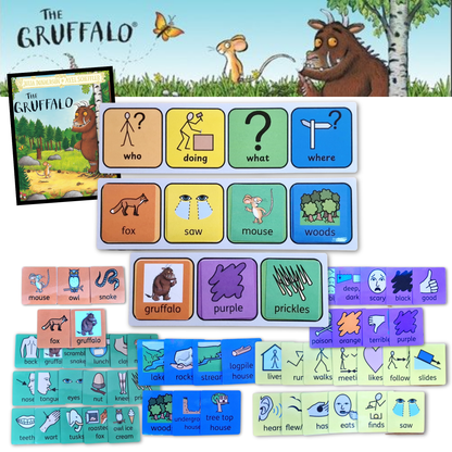 Gruffalo semantic - help develop sentence structure with support of the Gruffalo story book