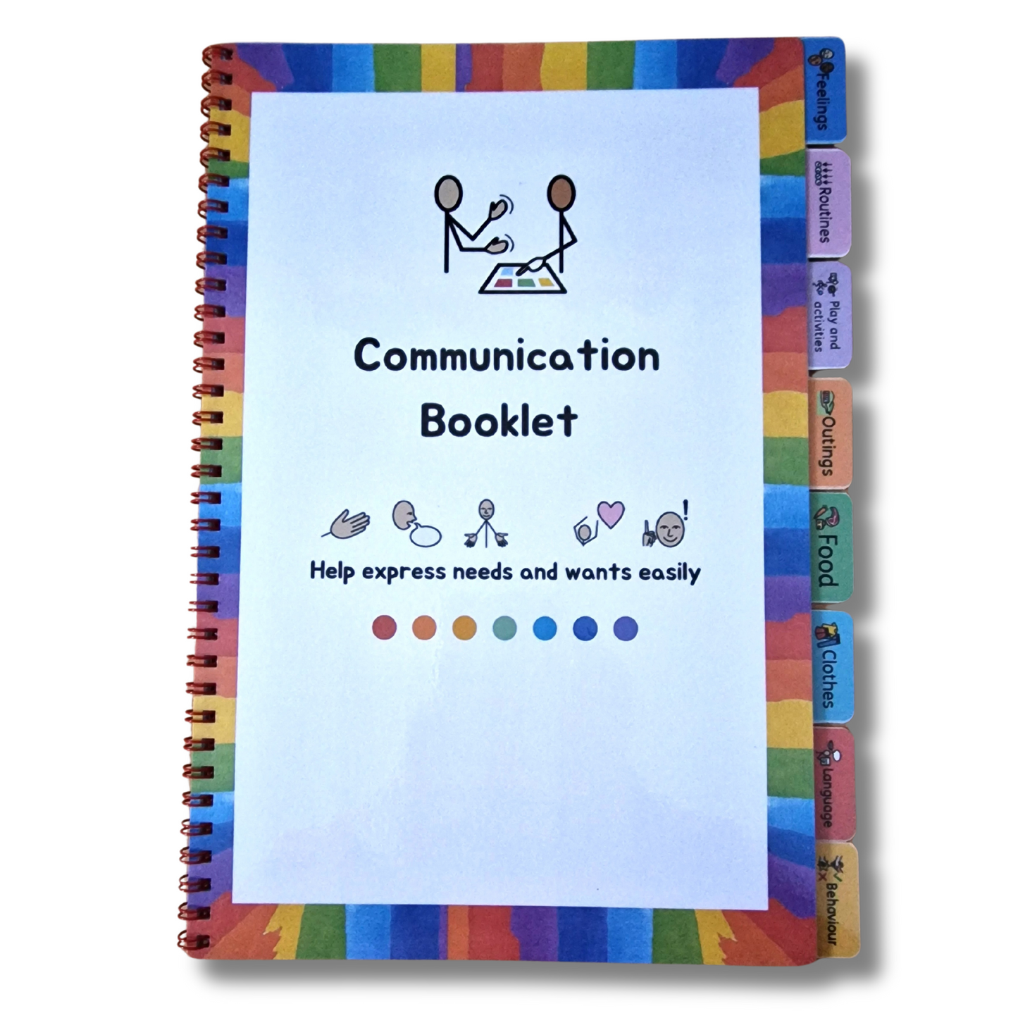 Communication booklet - easy to use