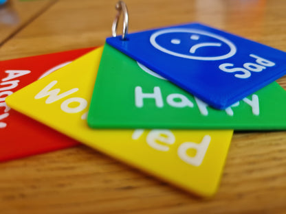 Zones of Regulation Keyring - made with strong PLA