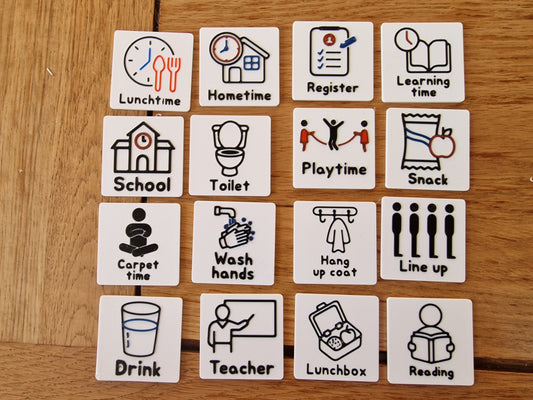 School Day PLA Cards