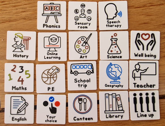 School Day PLA Flashcards