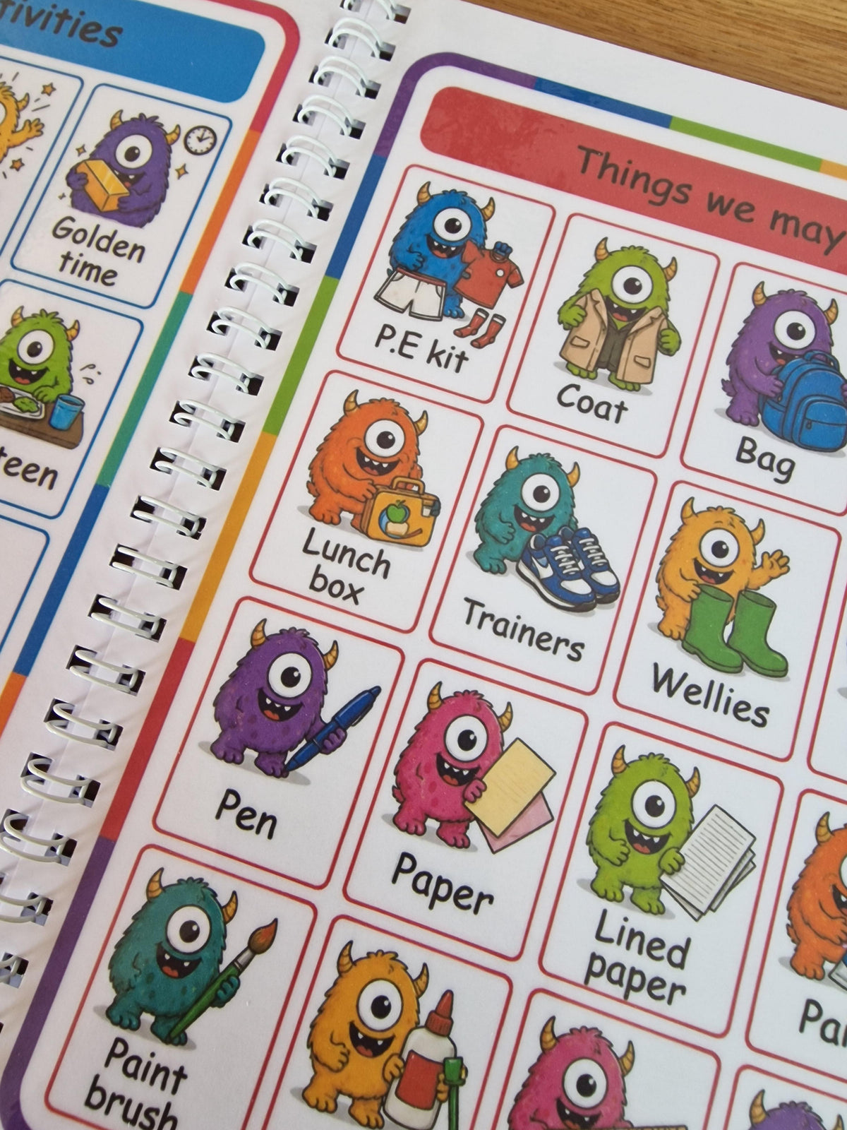 My Monster School Communication Book