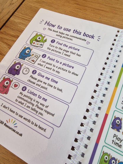 My Monster School Communication Book