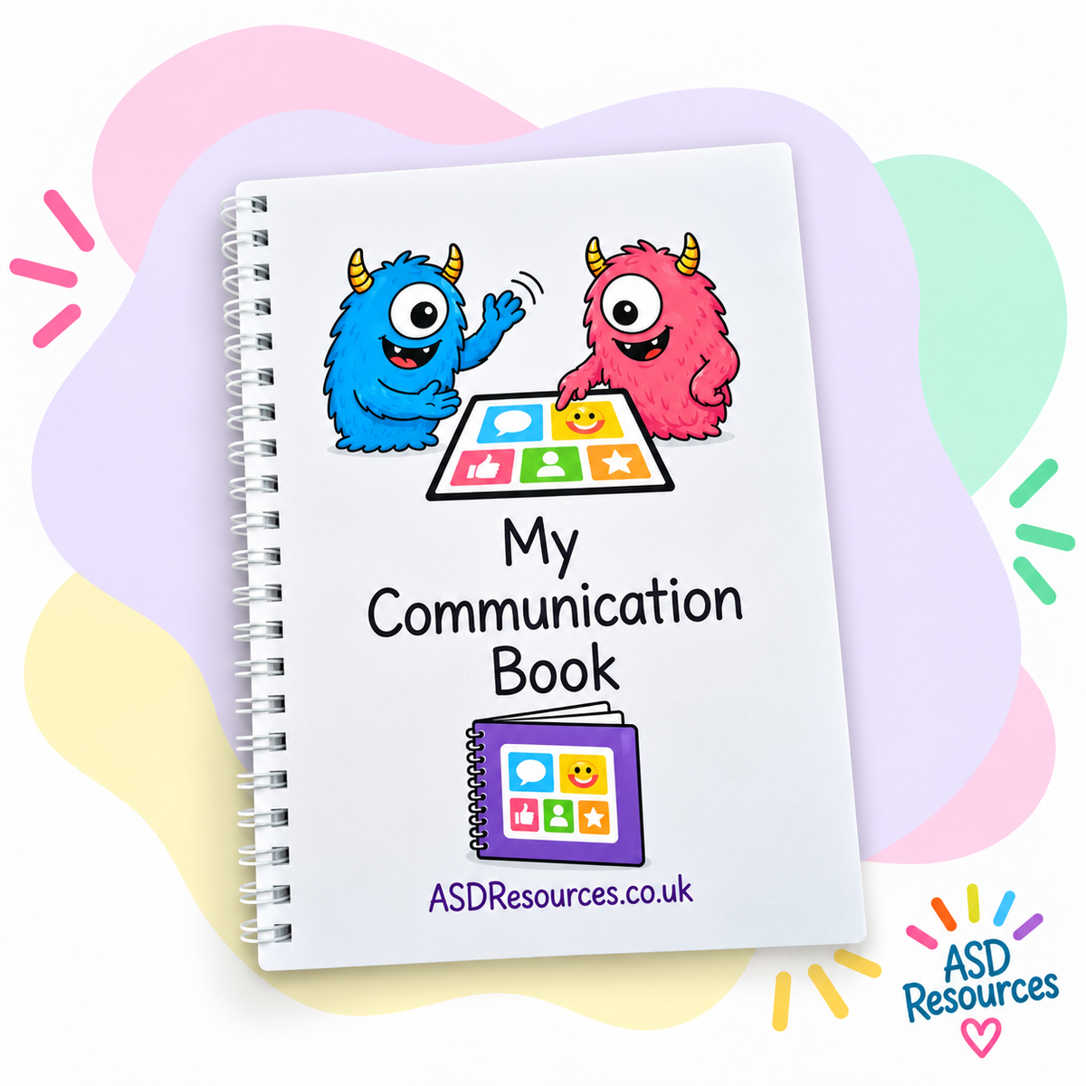 Monster Communication Book for Children