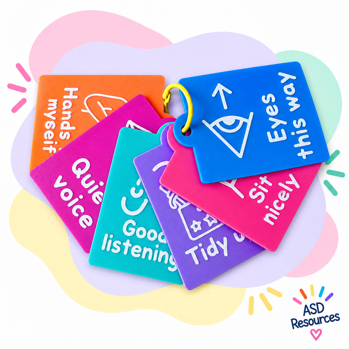 School Talkie Tags – Visual Classroom Prompt Cards