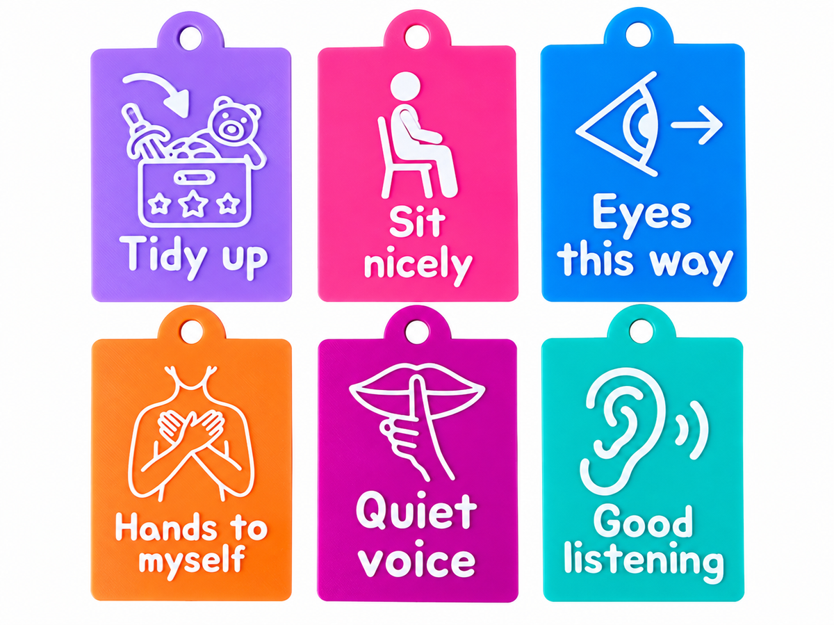 School Talkie Tags – Visual Classroom Prompt Cards