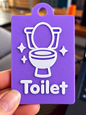 Single Talkie Tag - Toilet