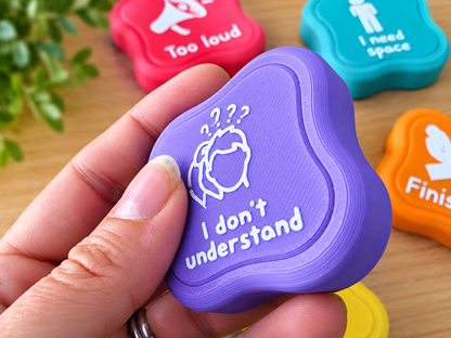 Chunky Communication Talkies for Children – Set of 6 Visual Communication Aids