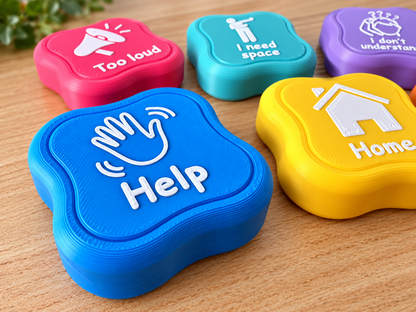 Chunky Communication Talkies for Children – Set of 6 Visual Communication Aids