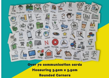 Communication booklet with Flashcards